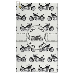 Motorcycle Microfiber Golf Towel (Personalized)