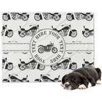 Motorcycle Dog Blanket (Personalized)