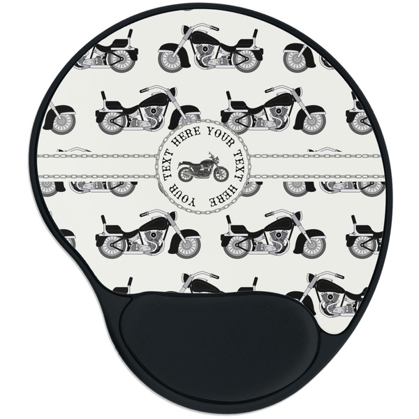 Custom Motorcycle Mouse Pad with Wrist Support