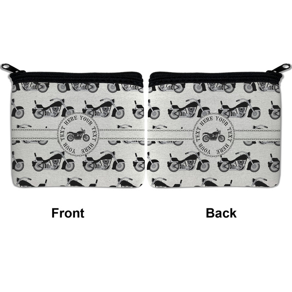 Motorcycle Neoprene Coin Purse - Front & Back (APPROVAL)
