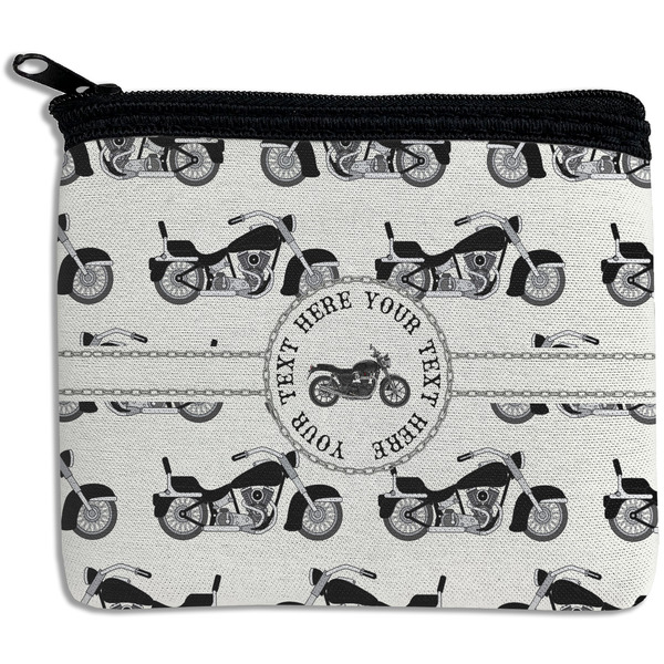 Custom Motorcycle Rectangular Coin Purse (Personalized)