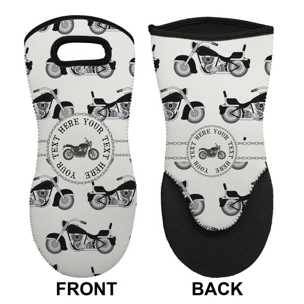 Motorcycle Neoprene Oven Mitt (Front & Back)