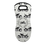 Motorcycle Neoprene Oven Mitt - Single w/ Name or Text