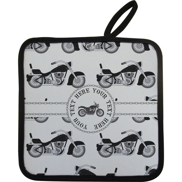 Custom Motorcycle Pot Holder w/ Name or Text