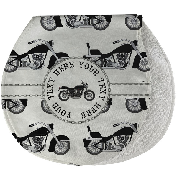 Motorcycle New Baby Burp Folded