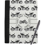 Motorcycle Notebook Padfolio - Large w/ Name or Text