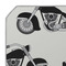 Motorcycle Octagon Placemat - Single front (DETAIL)