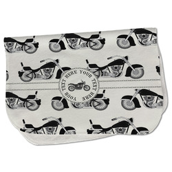 Motorcycle Burp Cloth - Fleece w/ Name or Text
