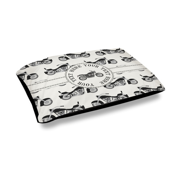 Custom Motorcycle Outdoor Dog Bed - Medium (Personalized)