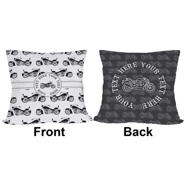 Motorcycle Outdoor Pillow - 16x16