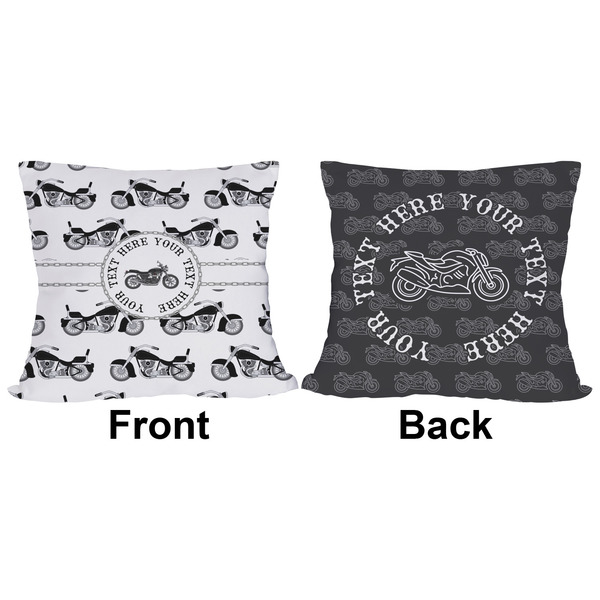Motorcycle Outdoor Pillow - 18x18