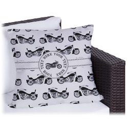 Motorcycle Outdoor Pillow - 16" (Personalized)