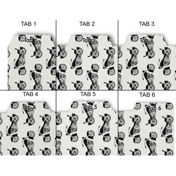 Motorcycle Page Dividers - Set of 6 - Approval