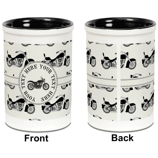 Motorcycle Pencil Holder - Black - approval