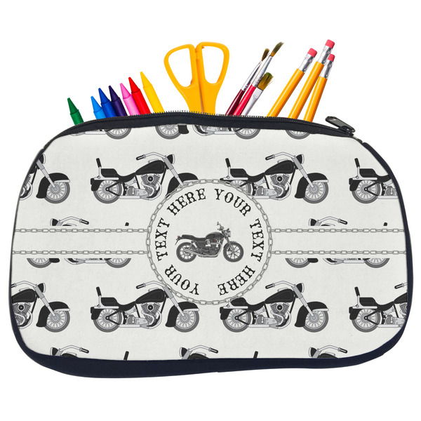 Motorcycle Pencil / School Supplies Bags - Medium