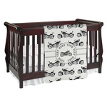 Motorcycle Baby Blanket (Single Sided) (Personalized)