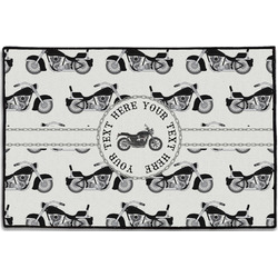 Motorcycle Door Mat - 36"x24" (Personalized)