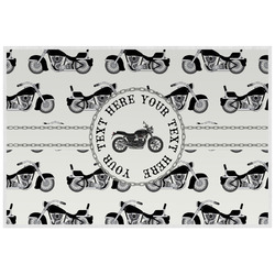 Motorcycle Laminated Placemat w/ Name or Text