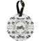 Motorcycle Personalized Round Luggage Tag