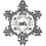 Motorcycle Vintage Snowflake Ornament (Personalized)