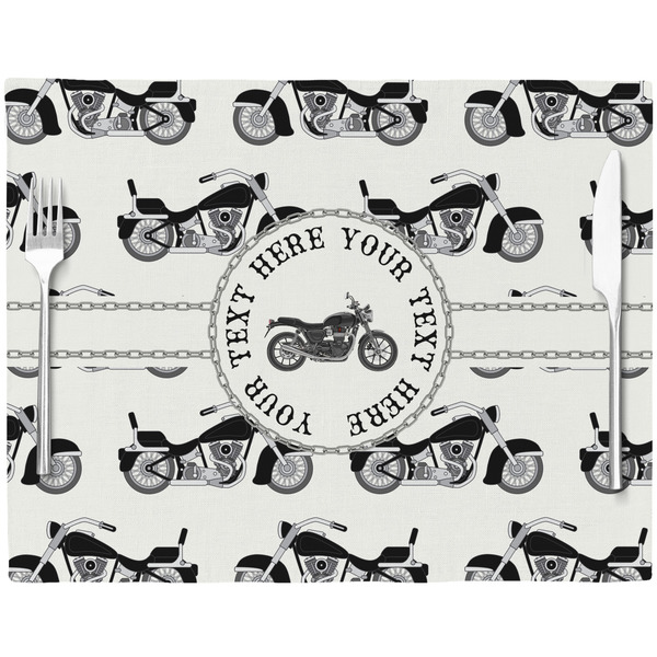 Motorcycle Placemat with Props