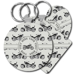 Motorcycle Plastic Keychain (Personalized)