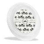 Motorcycle Plastic Party Dinner Plates - 10" (Personalized)