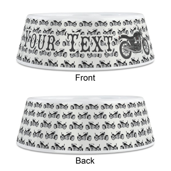 Motorcycle Plastic Pet Bowls - Medium - APPROVAL