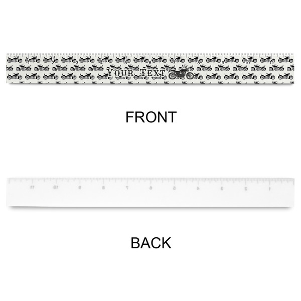 Motorcycle Plastic Ruler - 12" - APPROVAL