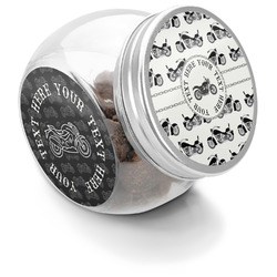 Motorcycle Puppy Treat Jar (Personalized)