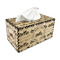Motorcycle Rectangle Tissue Box Covers - Wood - with tissue
