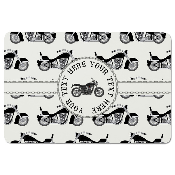 Motorcycle Rectangular Fridge Magnet - FRONT