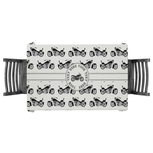 Custom Motorcycle Tablecloth - 58"x58" (Personalized)