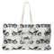 Motorcycle Large Tote Bag with Rope Handles (Personalized)