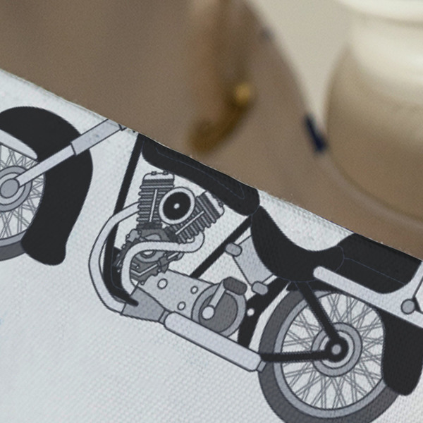 Motorcycle Large Rope Tote - Close Up View