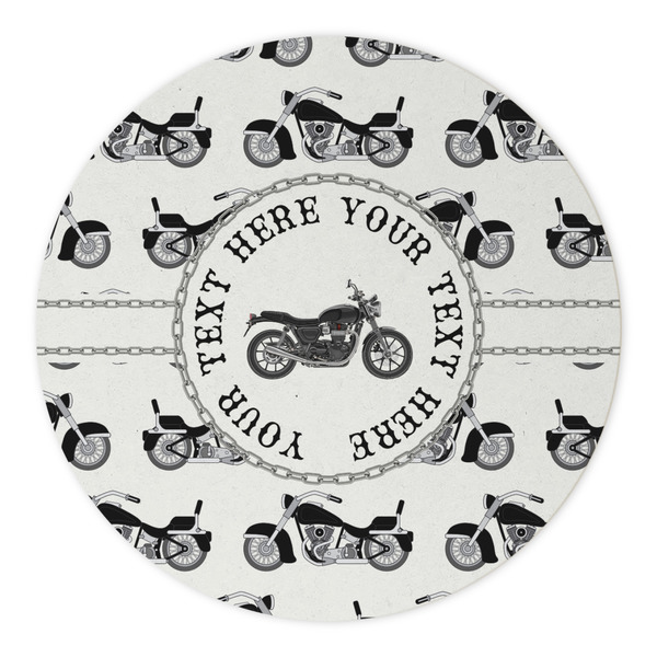 Motorcycle Round Paper Coaster - Approval