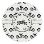 Motorcycle Round Stone Trivet (Personalized)
