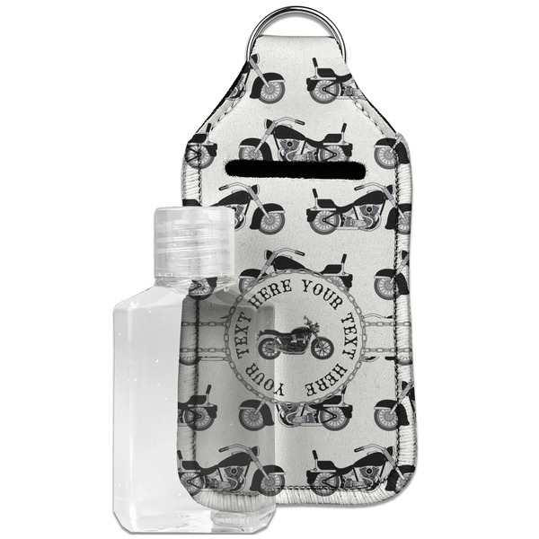 Motorcycle Sanitizer Holder Keychain - Large with Case