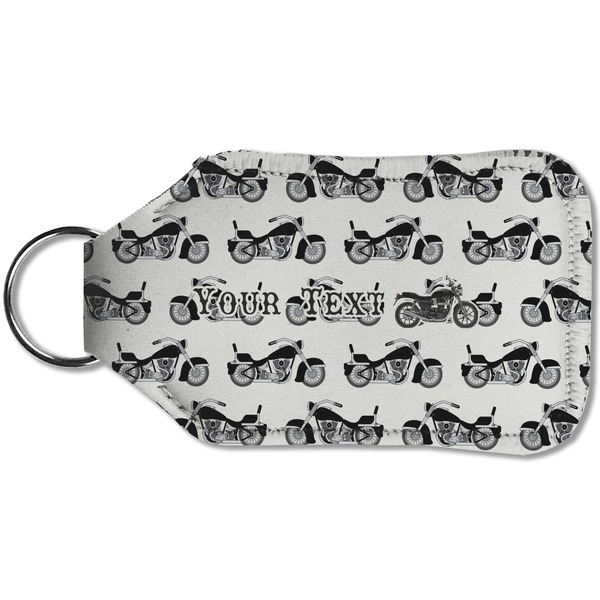 Motorcycle Sanitizer Holder Keychain - Small (Back)