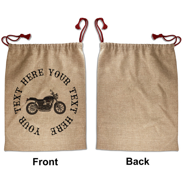 Motorcycle Santa Bag - Approval - Front