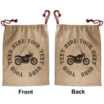 Motorcycle Santa Sack - Front & Back (Personalized)