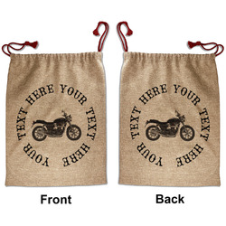 Motorcycle Santa Sack - Front & Back (Personalized)
