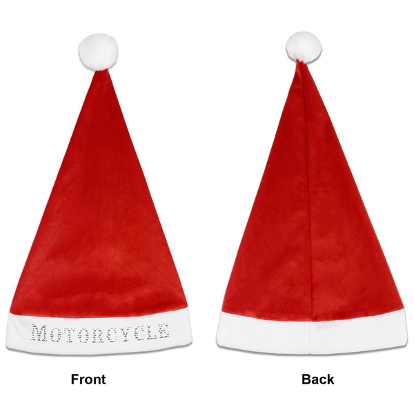 Motorcycle Santa Hats - Front and Back (Single Print) APPROVAL
