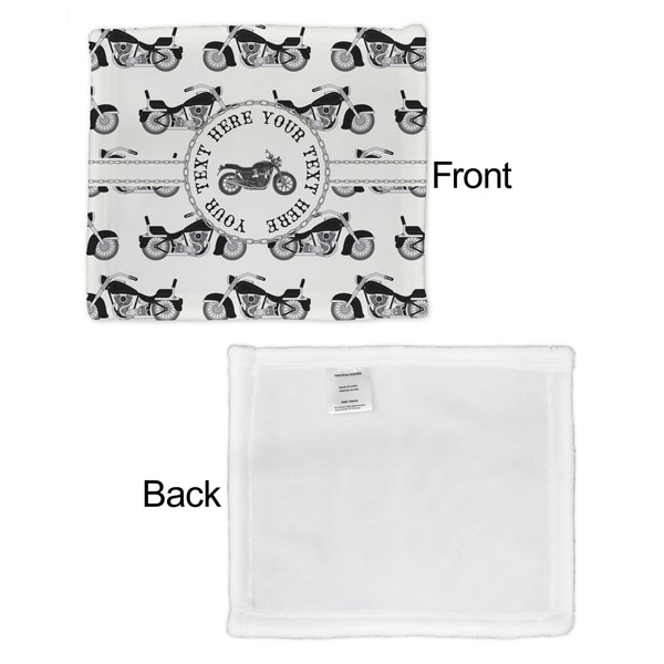 Motorcycle Security Blanket - Front & White Back View