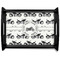 Motorcycle Black Wooden Tray - Large (Personalized)