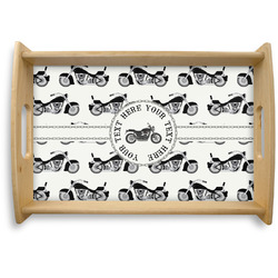 Motorcycle Natural Wooden Tray - Small (Personalized)