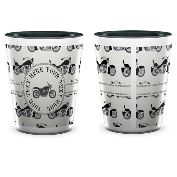 Motorcycle Shot Glass - Two Tone - APPROVAL