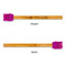 Motorcycle Silicone Brushes - Purple - APPROVAL