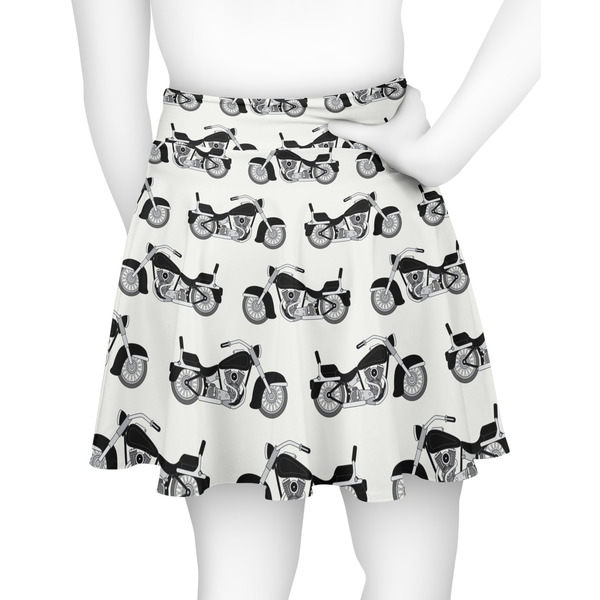 Motorcycle Skater Skirt - Back