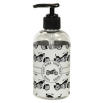 Motorcycle Plastic Soap / Lotion Dispenser (8 oz - Small - Black) (Personalized)